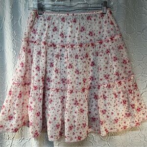 JOEY B- Women’s Pink Floral Skirt (XL)